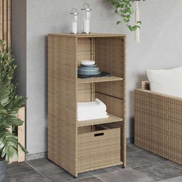 Polyrattan Opbevaringsskab