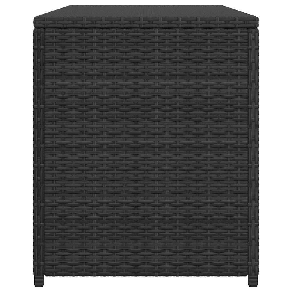 Garten-Auflagenbox Schwarz 120X50X60 Cm Poly Rattan