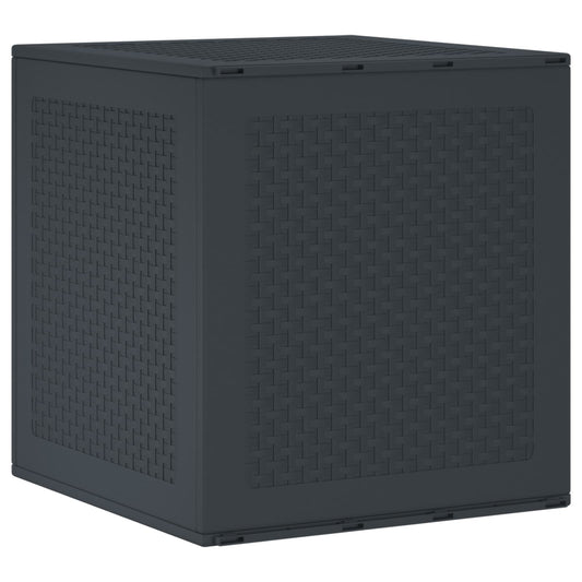 Aufbewahrungsbox Anthrazit 55 X 53 X 57 Cm Polypropylen