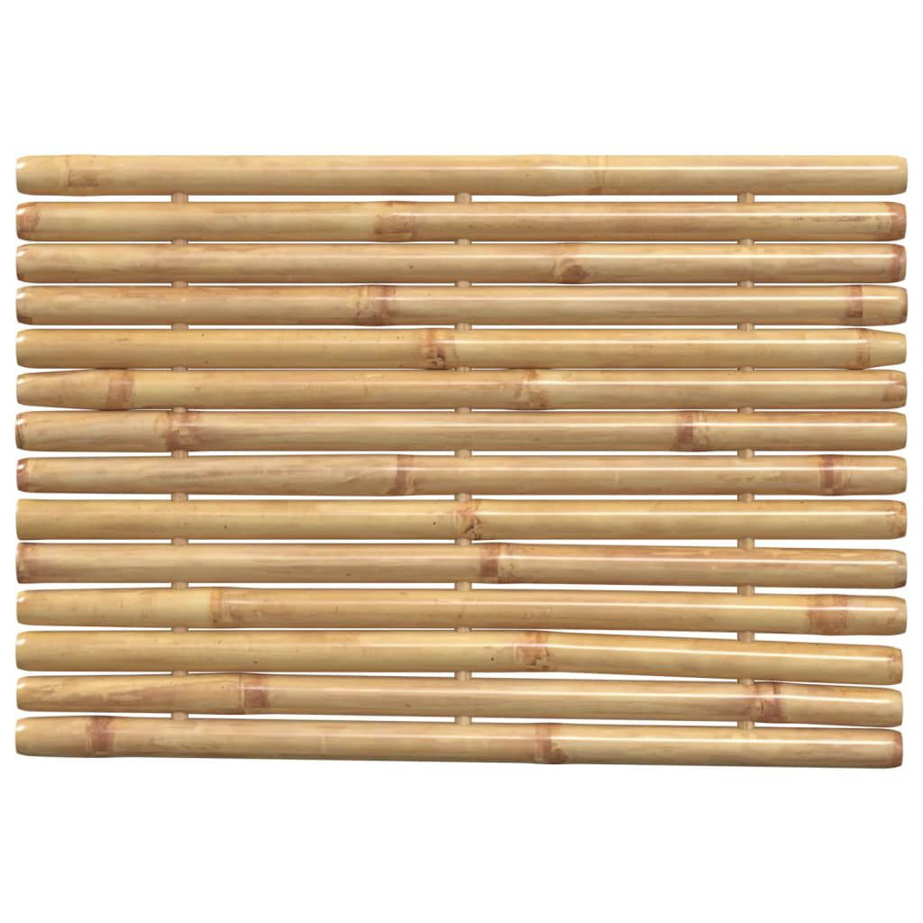 Badematten 2 Stk. 70X50 Cm Bambus