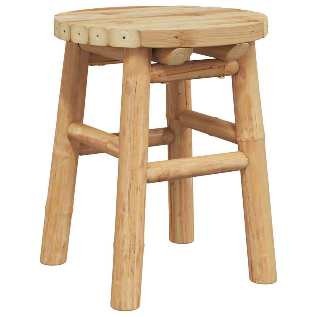Hocker Bambus Natur 30 X 30 X 36 Cm Bambus