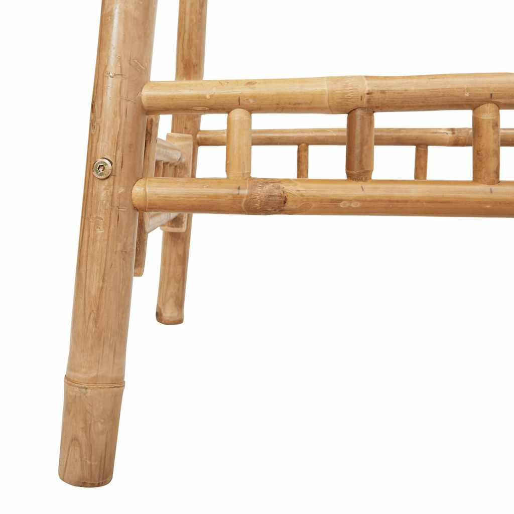 Garten-Bartisch Rund Ø55X100 Cm Bambus