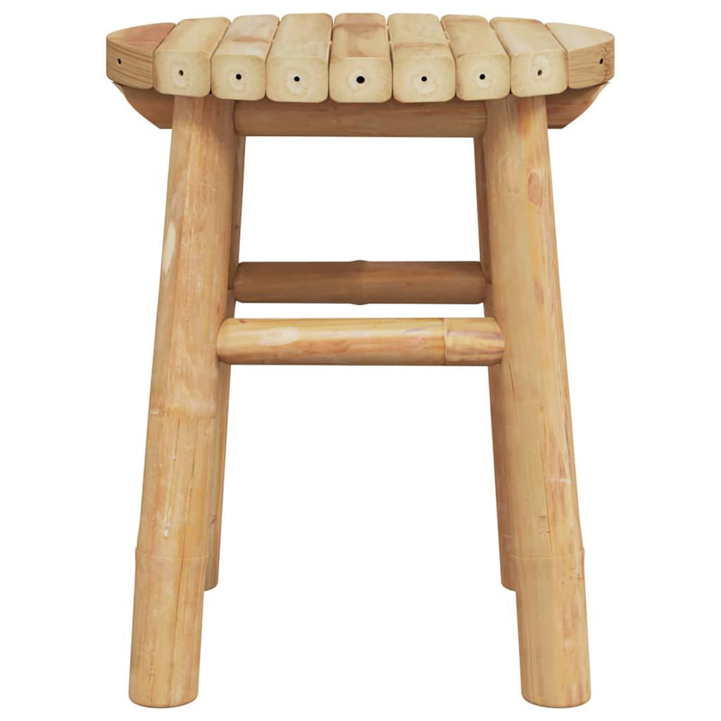 Hocker Bambus Natur 30 X 30 X 36 Cm Bambus