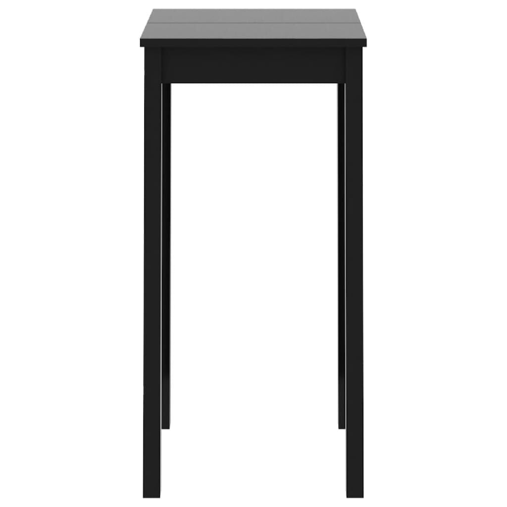Bartisch MDF Schwarz 55X55X107 Cm