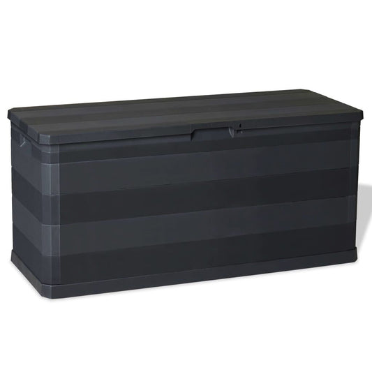 Gartenbox Schwarz 117×45×56 Cm