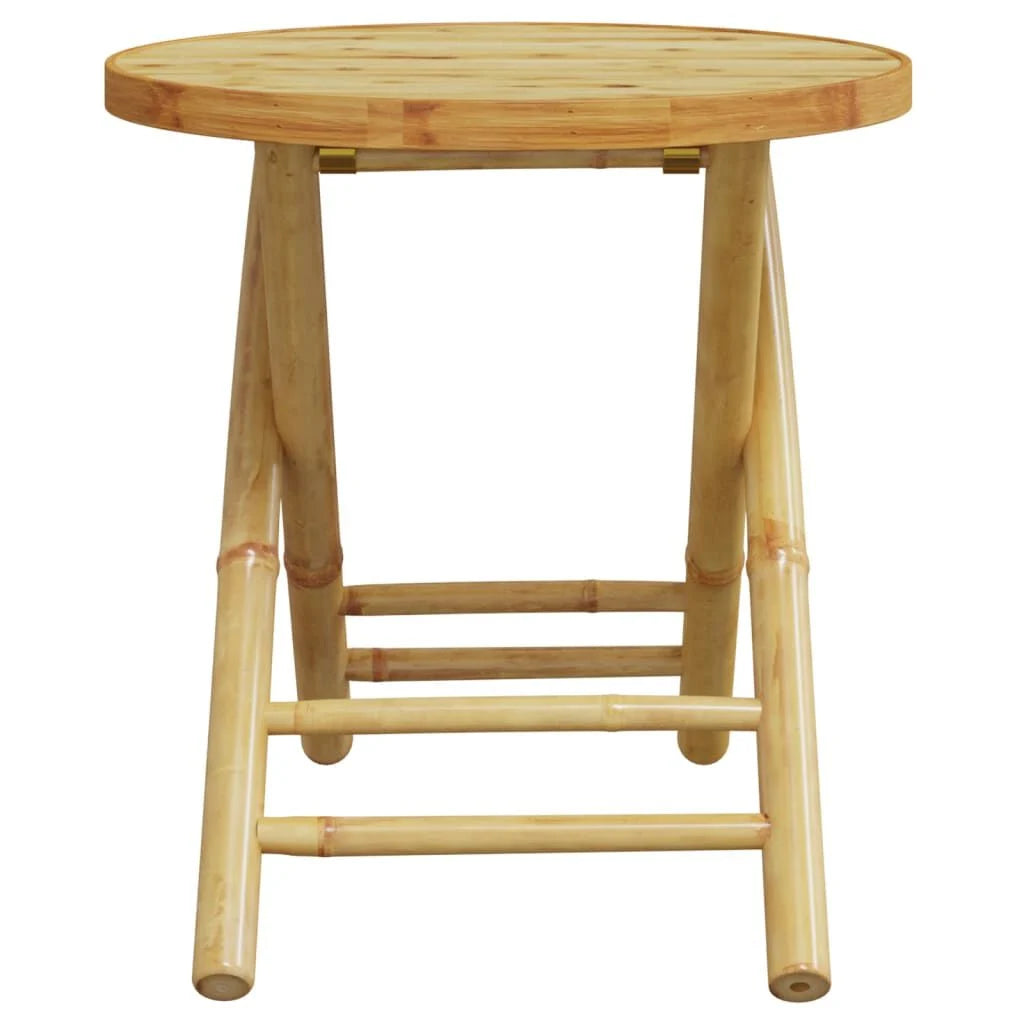 Gartentisch Klappbar Ø45X45 Cm Bambus