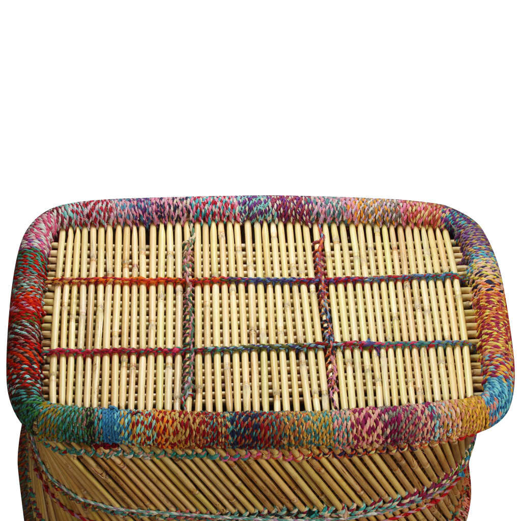 Couchtisch Bambus Mit Chindi-Details Mehrfarbig