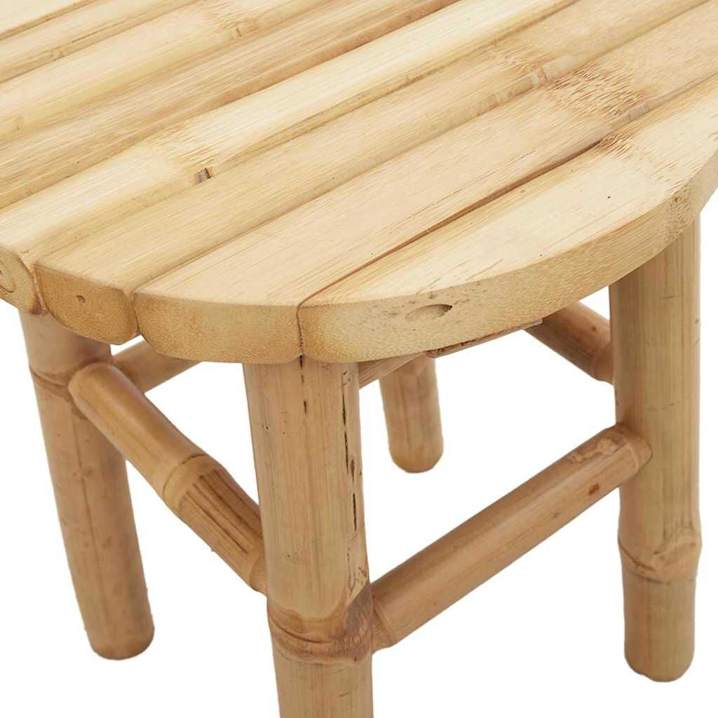 Hocker Bambus Natur 30 X 30 X 36 Cm Bambus
