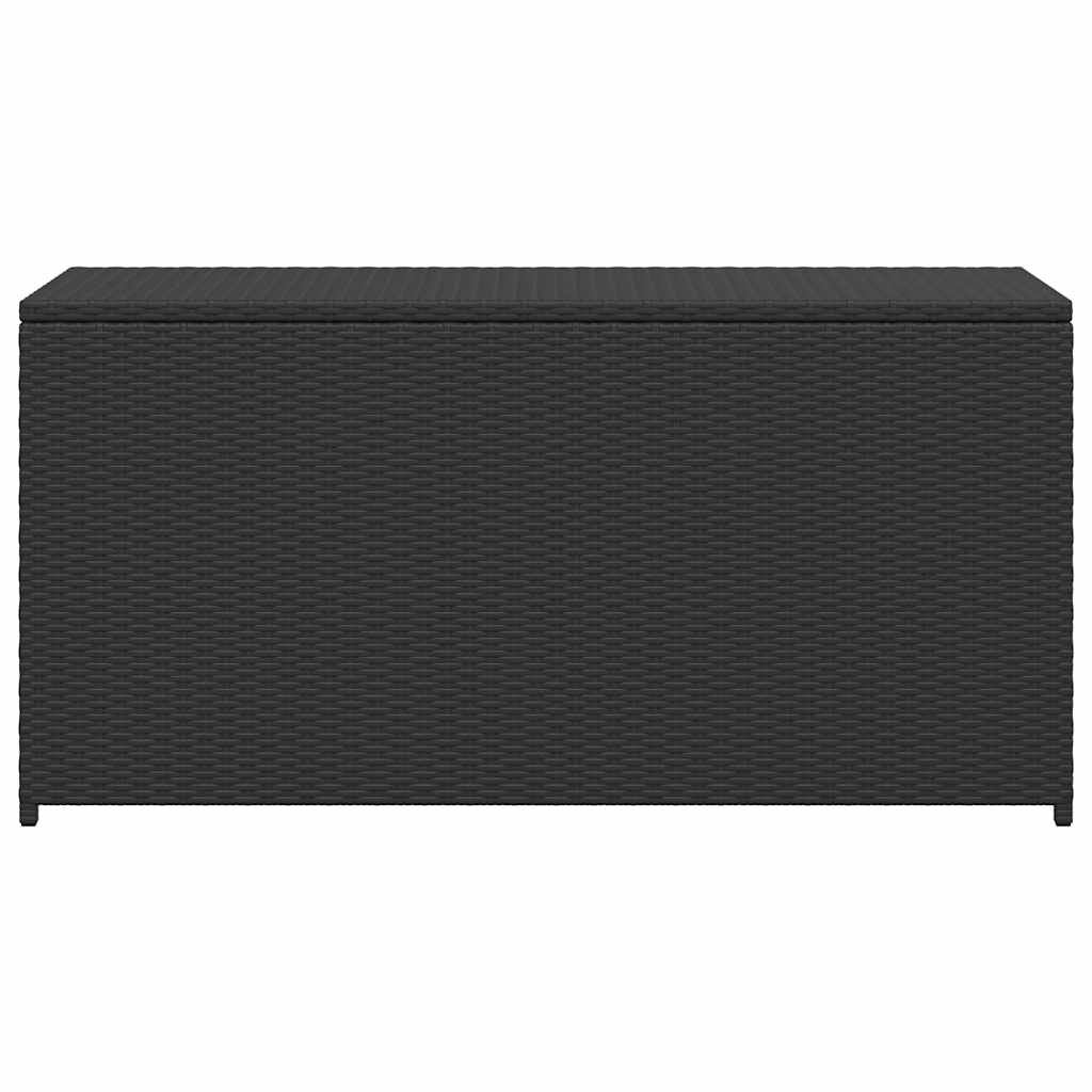 Garten-Auflagenbox Schwarz 120X50X60 Cm Poly Rattan