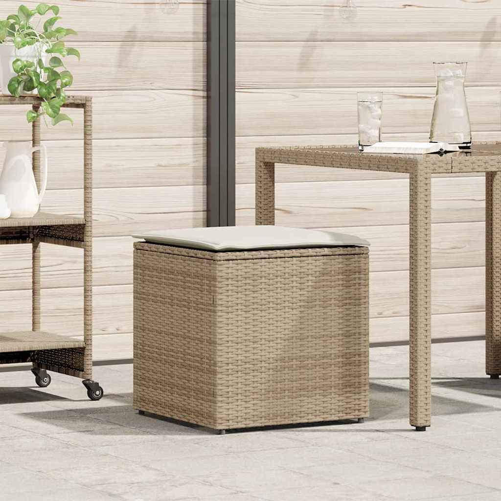 Polyrattan Cushion Storage Box